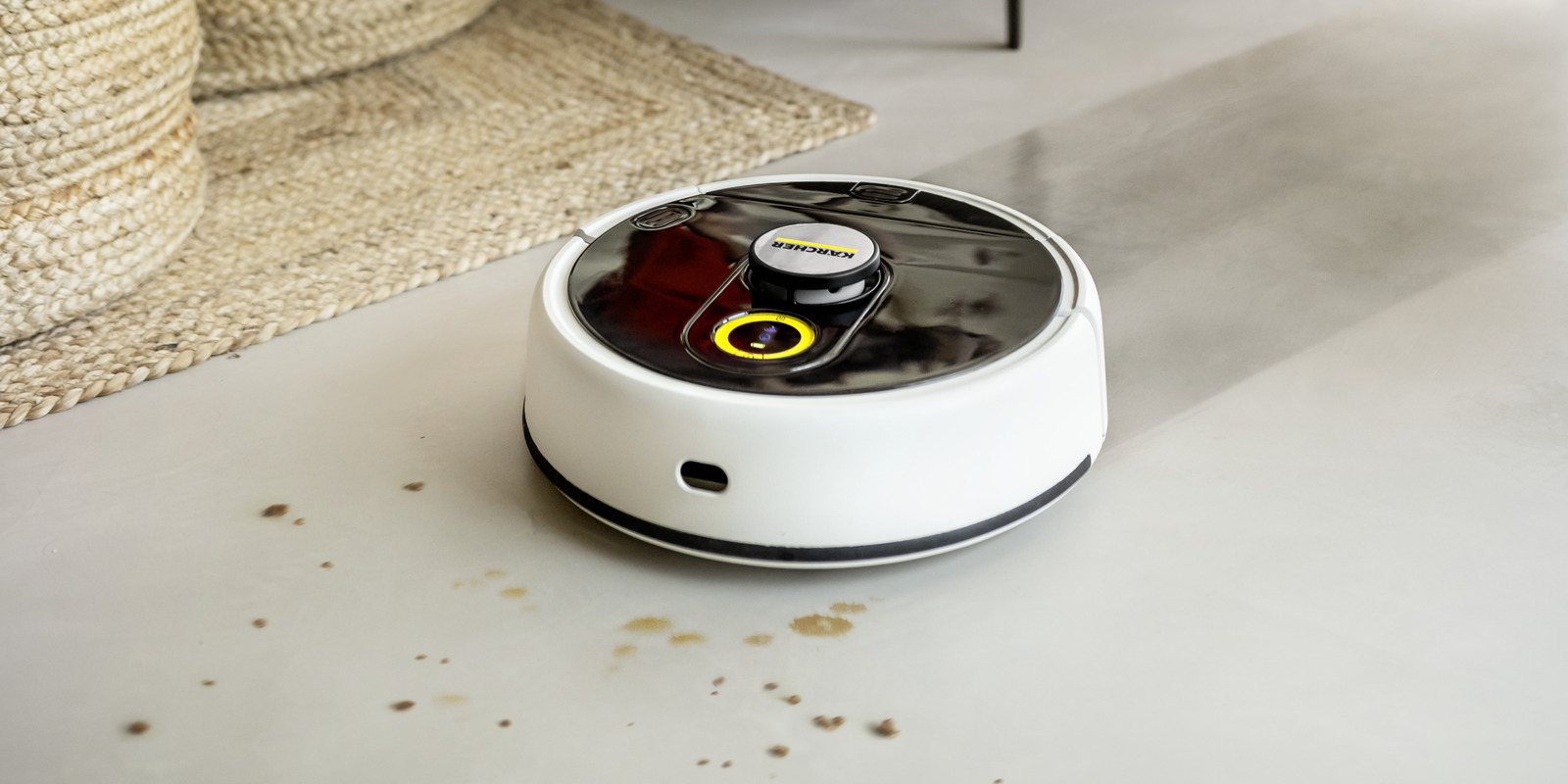 Kärcher Wischroboter RCF wischt den Boden
