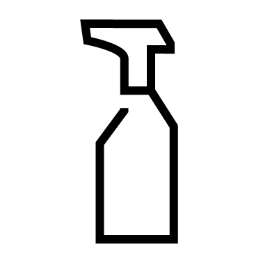 Reinigungsmittelflasche Symbol Reinigungsmittelflasche