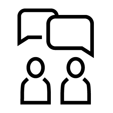 Mitarbeiterunterhaltung Symbol Mitarbeiterunterhaltung