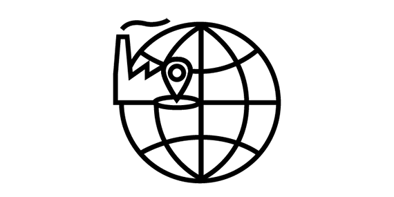 Produktionsstandort Symbol Produktionsstandort