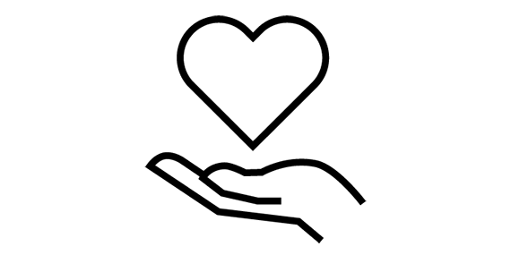 Symbol Spenden und Sponsoring Symbol Spenden und Sponsoring