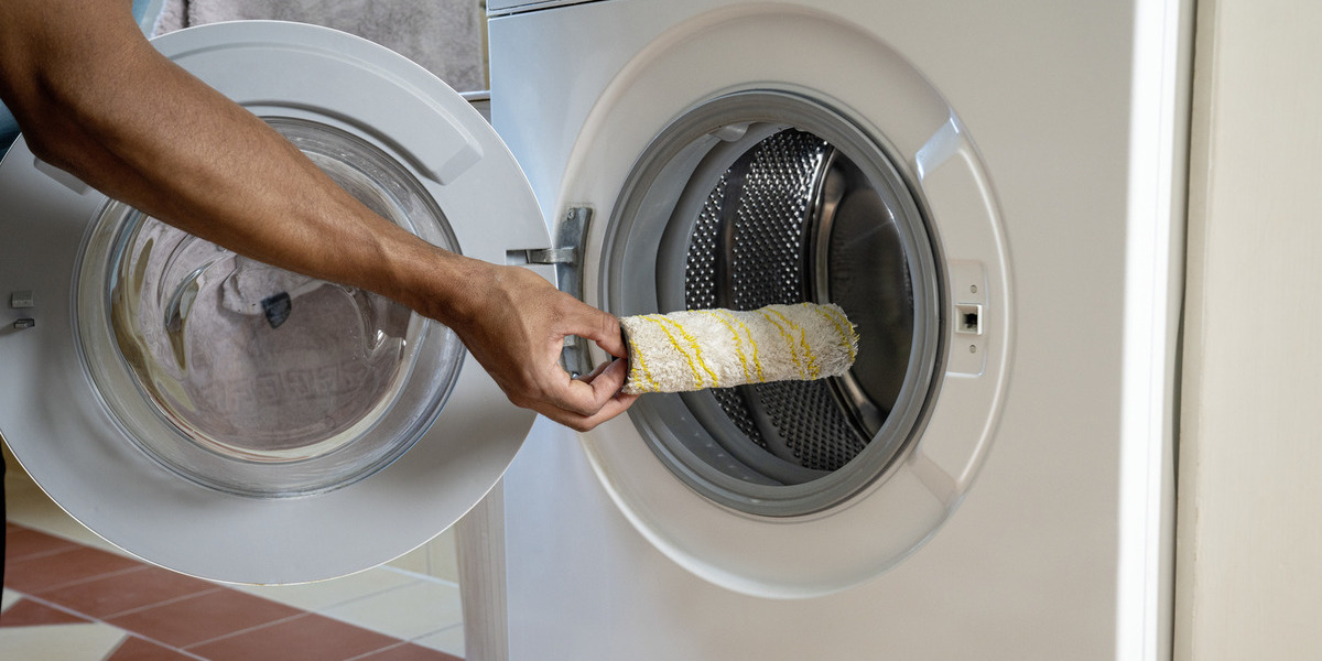 Vacuum mop roller washable at 60 °C Vacuum mop roller machine washable at 60 °C